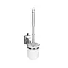 Toilet brush holder with brush